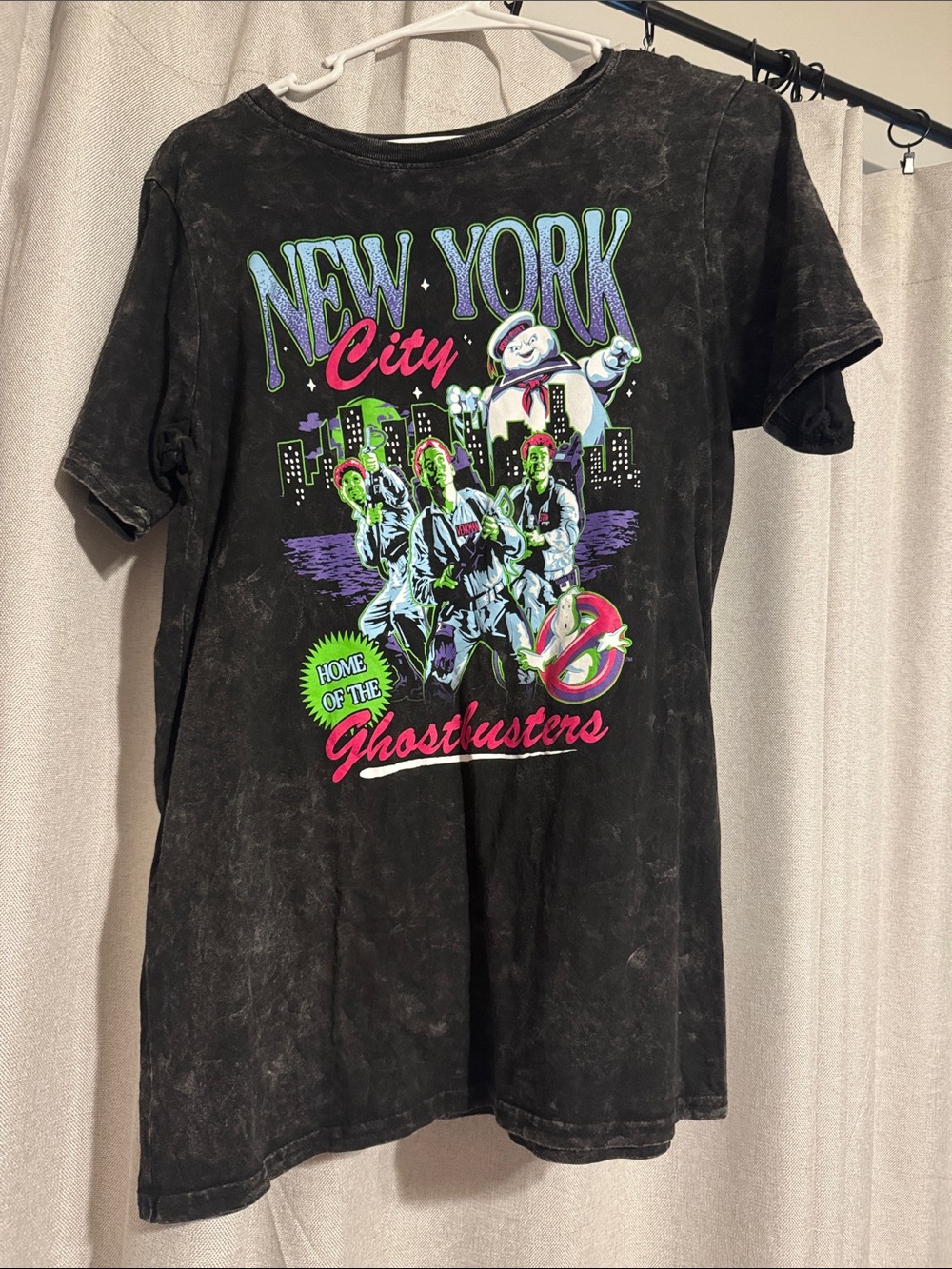 New York City Ghostbusters Graphic Tee - Black